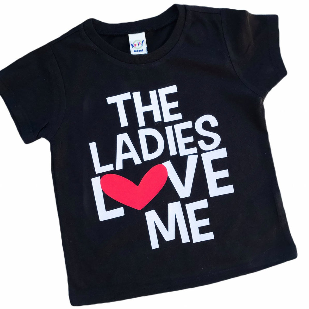 The Ladies Love Me, Valentines Shirt, Boys Valentines Shirt, Valentine Shirt for Boys, Boys Valentines Day, Valentines Boys Shirt, Valentine