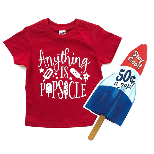 Anything is Popsicle-LuLusLovelyTs-Popsicle Shirt-Popsicle-Summer-Tshirt-Kids-Baby-Toddler-Shirt
