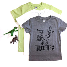 Three-Rex - Dinosaur Birthday Shirt