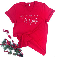 Don't Make Me Text Santa - Womens Christmas Shirt