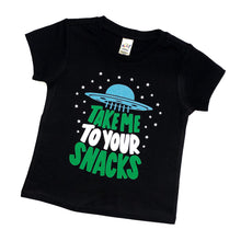 Take me to your snacks - space shirt - astronaunt shirt - ufo shirt - snacks shirt - snacking tshirt - alien tshirt - kids space shirt
