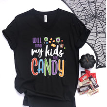 will trade brother for candy - will trade sister for candy - matching shirts - halloween shirts for family - matching halloween shirts