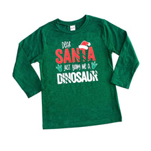 dear santa bring me a dinosaur - dinosaur for chrstimas - christmas dinsoaur shirt - dinosaur christmas tshirt - christmas shirt for boys