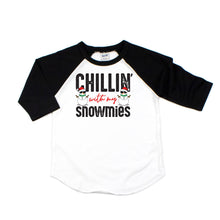 chilling with my snowmies - snowman shirt - winter tshirt - shirt for winter - funny winter shirt - boys christmas shirt - girls shirt