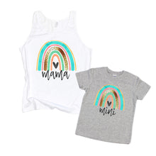 Mama and Mini Rainbow Matching Shirts