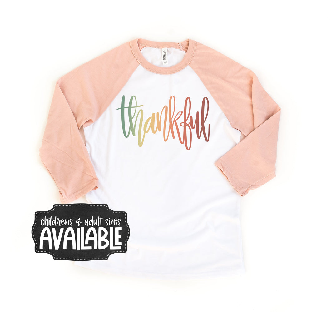 thankful shirt - thanksgiving shirt - mommy and me - thankful tshirt - shirt for thanksgiving - give thanks - be thankful - thanksgiving