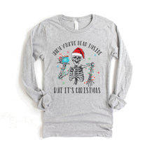dead inside but it's christmas - funny christmas shirt - mom christmas shirt - christmas skull shirt - dead inside shirt - christmas coffee