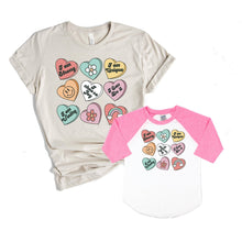 valentines shirt - mommy and me valentines - positive affirmations shirt - candy hearts shirt - heart shirt - matching valentines shirt
