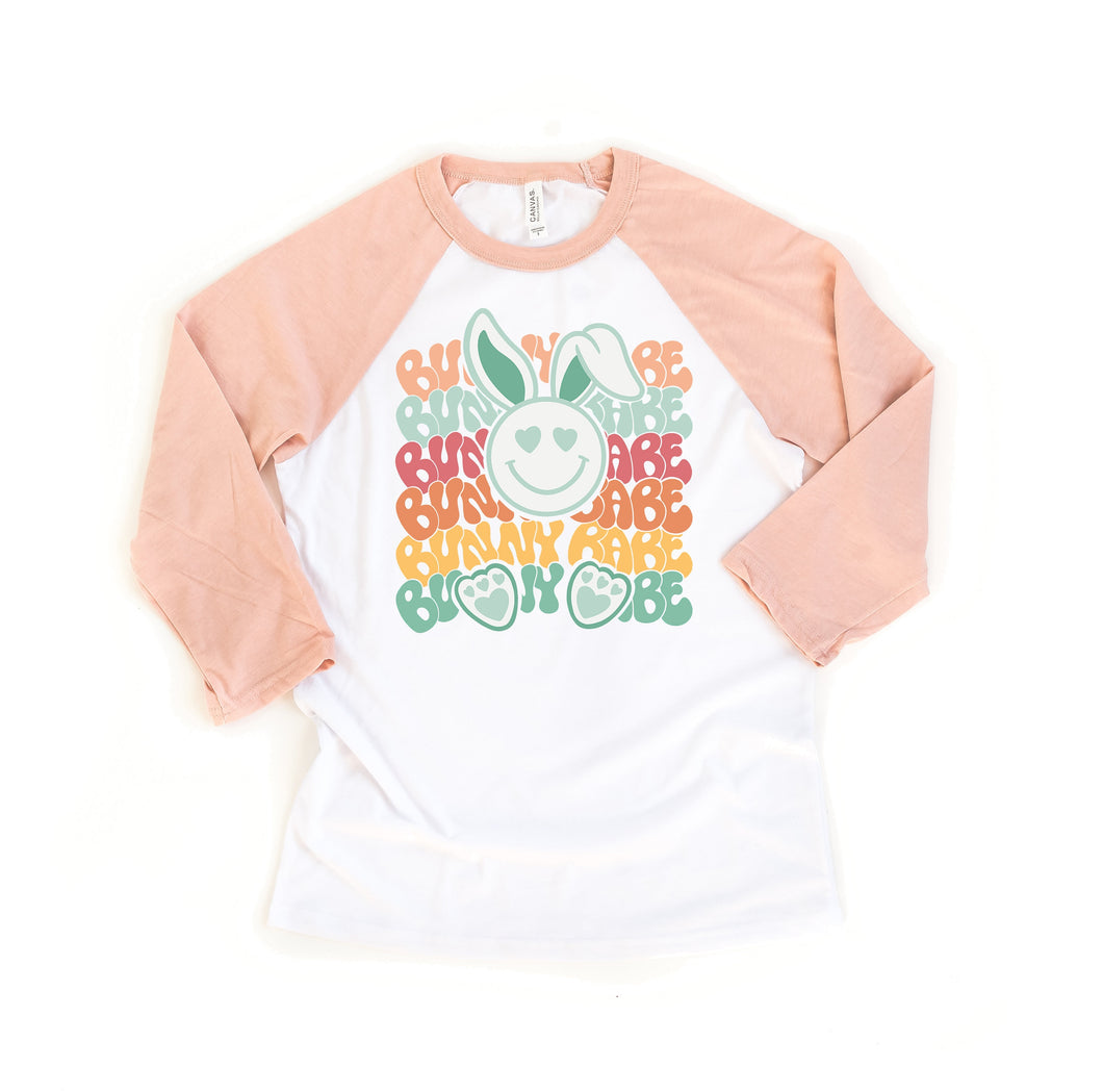 bunny babe - easter shirt - spring shirt - cute easter shirt - retro easter shirt - pastel easter shirt - mommy and me - matching shirts