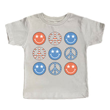 fourth of july shirt - fourth of july smiley shirt - patriotic shirt - hippie smiley face shirt - retro fouth of july shirt - 4th of july