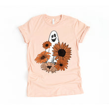 floral ghost shirt - halloween ghost shirt - fall shirt - halloween shirt - mommy and me halloween shirts - cute ghost shirt - womens shirt